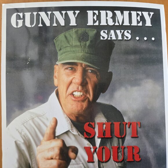 GUNNY ERMEY SAYS… Poster, 13” x 19.5” - Picture 2 of 5